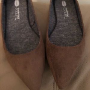 Dr Scholls taupe flats size 10
